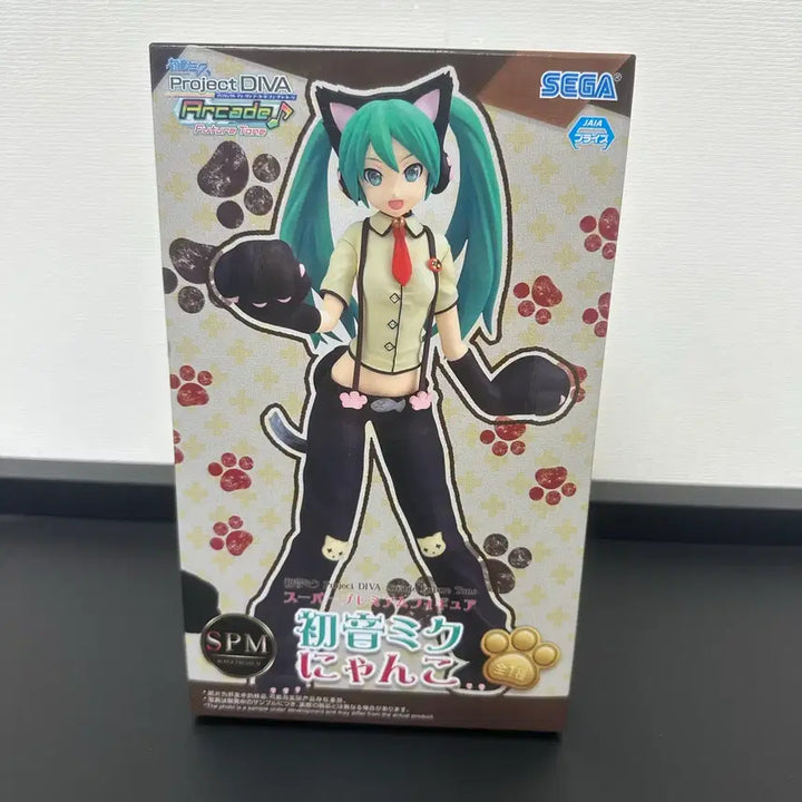 [BUNJANG] Sega Project DIVA Nyanko Hatsune Miku Cat Ear Figure (SPM) / 세가 프로젝트 디바 냥코 네코미미 고양이 피규어 하츠네 미쿠 (SPM)