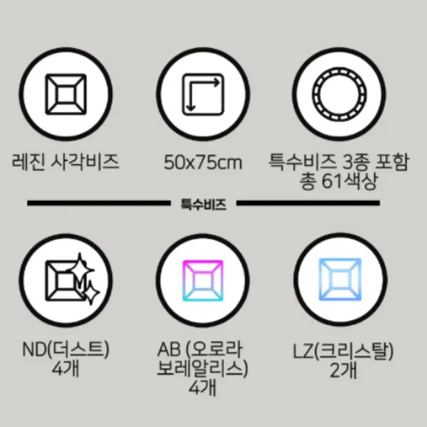 [BUNJANG] Kingdmund Square Diamond Painting &