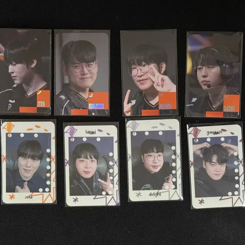 [BUNJANG] HLE Hanwha Life Esports Kanavi Jeka GumiYusi Delight Photocard Set / HLE 한화생명 5월 월간 카나비 제카 구미유시 딜라이트 포카