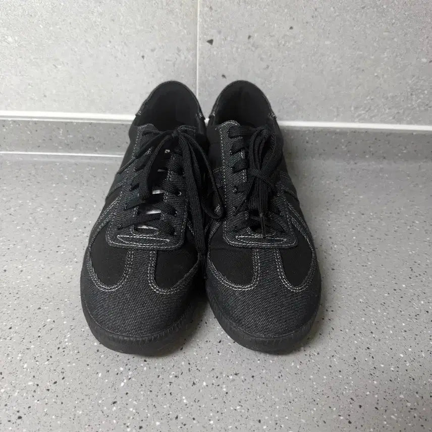 [BUNJANG] Differ Shoe Blak Denim Sneakers / 디퍼슈 스니커즈