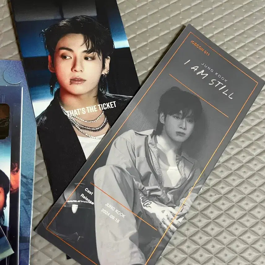 [BUNJANG] BTS Jungkook I AM STILL Paper Ticket, Lenticular Ticket / 방탄소년단 BTS JK 정국 아임스틸 지류 티켓, 랜티큘러 티켓