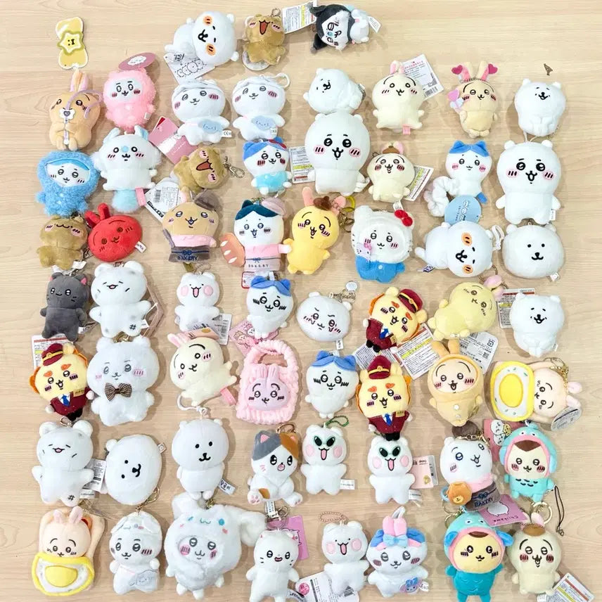 [BUNJANG] Chikawa Hachiware Keyring Plush Doll Bag Charm / 먼작귀 치이카와 하치와레 춘배영철냐한남자 키링인형뽑기가방열쇠고리(개당