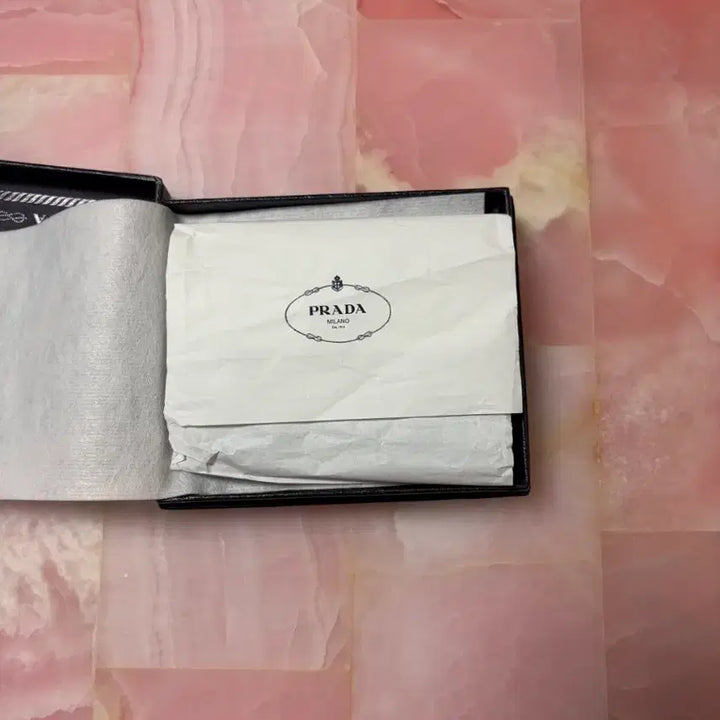 [BUNJANG] Prada Re-Nylon Saffiano Leather Card Holder Black / 프라다 리나일론 사피아노 레더 카드 홀더 블랙