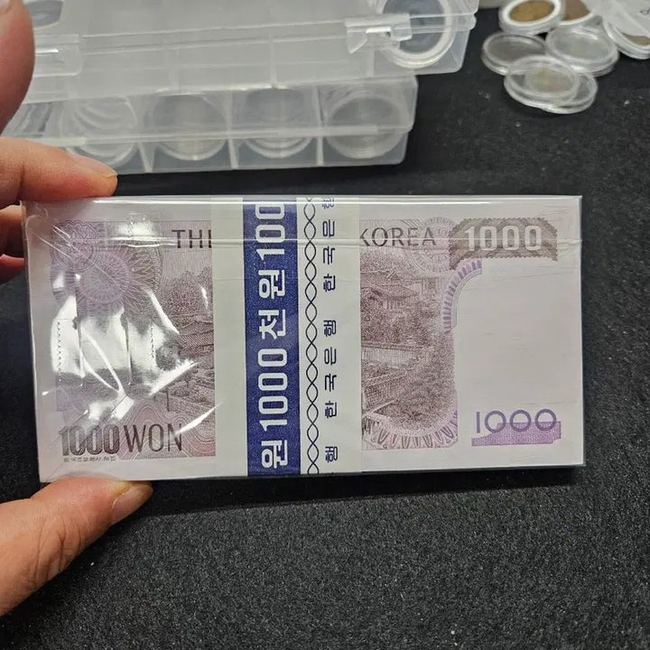[BUNJANG] 100 x 1,000 KRW Banknote Bundle (2nd Series) / 2차 천원권 1000 음성권다발 지폐 100장