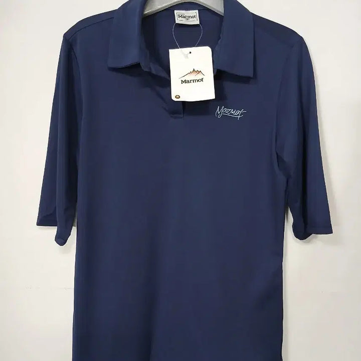 [BUNJANG] Marmot Navy Functional Mesh Polo T-Shirt Size S / 마모트 네이비 기능성 매쉬 카라티 90 S