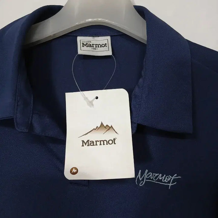 [BUNJANG] Marmot Navy Functional Mesh Polo T-Shirt Size S / 마모트 네이비 기능성 매쉬 카라티 90 S