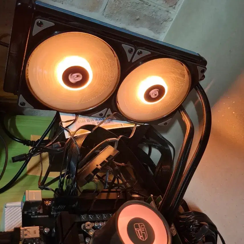 [BUNJANG] Deepcool Gamers torm 280 RGB 2-Row Liquid Cooler / 신품급 딥쿨 2열수냉쿨러 게이머스톰 280 RGB수랭쿨러