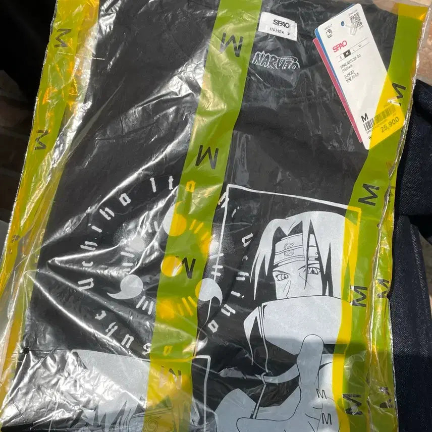 [BUNJANG] SPAO Sasuke Itachi Naruto T-Shirt M Size Sealed / 나루토 스파오 팝업 사스케 이타치 반팔티 M사이즈 미개봉