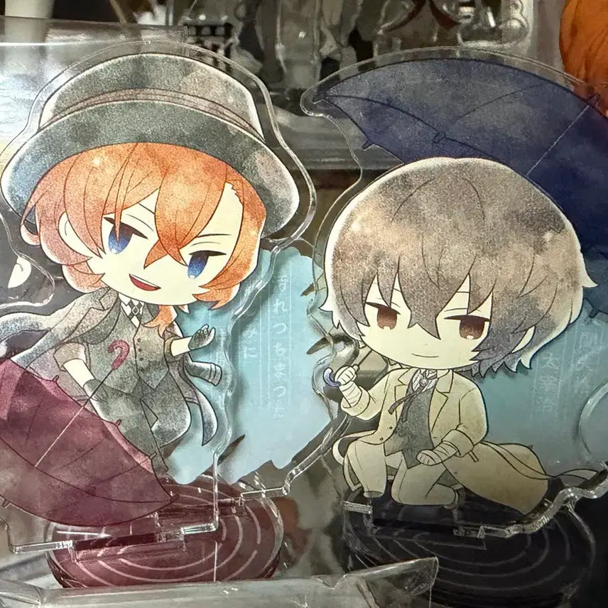[BUNJANG] Bungo Stray Dogs Chuuya Dazai SD Acrylic Stand Bundle Set / 츄야, 다자이 SD 우선 아크릴 스탠드 일괄
