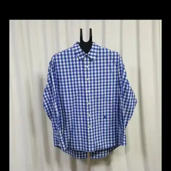 [BUNJANG] Ader Error Significant Check Shirt Blue M / 아더에러 (양갱)시그니피컨트 체크 셔츠 블루 M (새상품)