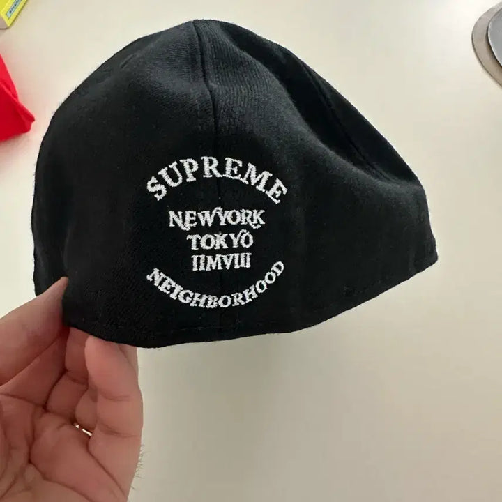 [BUNJANG] Supreme x Neighborhood New Era 59FIFTY Fitted Cap / 슈프림 x 네이버후드 뉴에라