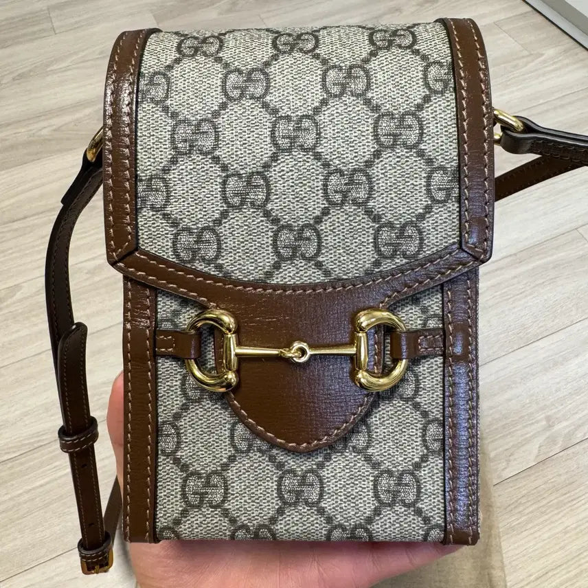 [BUNJANG] Gucci Horsebit 1955 Phone Holder Crossbody Bag / 구찌 홀스빗 1955 폰홀더 크로스백 625615