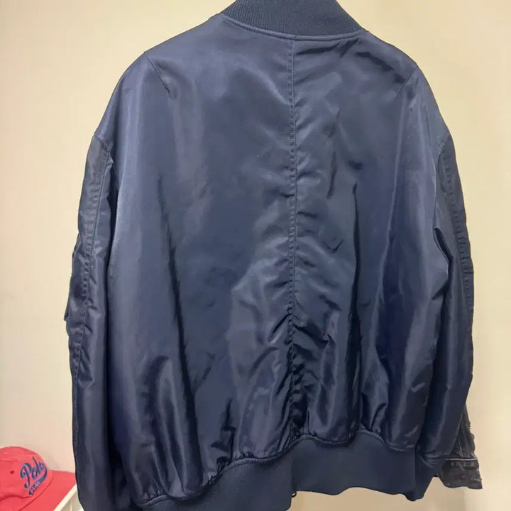 [BUNJANG] Diesel Black Gold Navy MA-1 Bomber Jacket 48 / 디젤 블랙 골드 네이비 MA-1 항공점퍼 봄버 자켓 48
