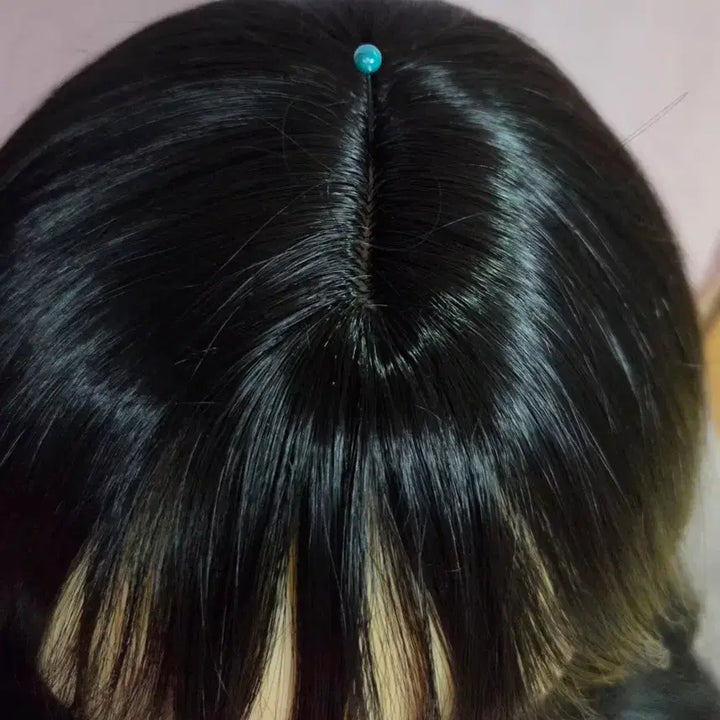 [BUNJANG] Natural Black Long Wig Full Wig Cosplay / 새상품 여성 내츄럴블랙 롱가발 통가발 코스프레