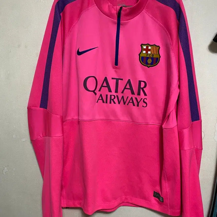 [BUNJANG] Nike 14-15 Barcelona Half-Zip Jersey / 나이키 14-15 바르셀로나 하프집업 지급용