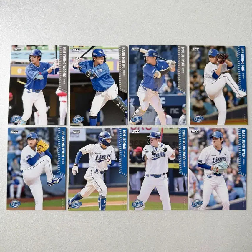 [BUNJANG] Samsung Lions 2026 KBO Normal Player Card Set / 삼성라이온즈 2026 kbo 카드 삼성 노멀 삼성 일반 카드