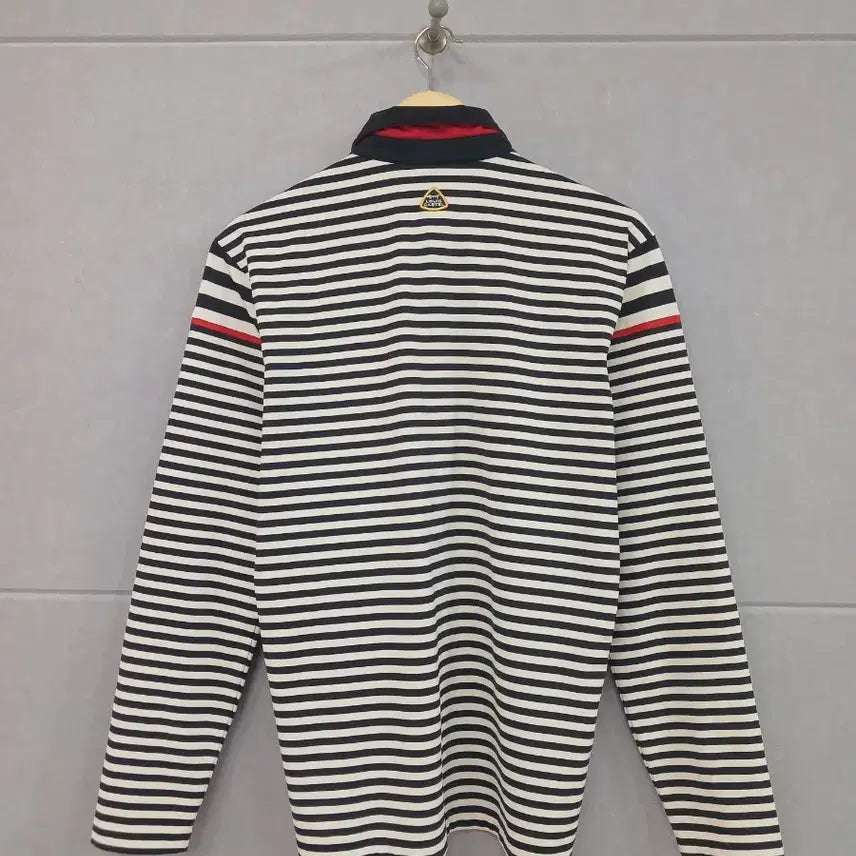 [BUNJANG] Louis Castel Striped Collar T-Shirt 100 / *루이까스텔 스트라이프 카라티 100