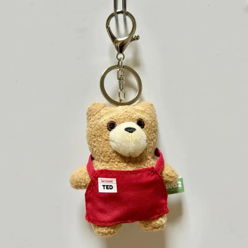 [BUNJANG] Ted 2 Bear Apron Keychain New / 새상품) 테드2 곰인형 앞치마 키링