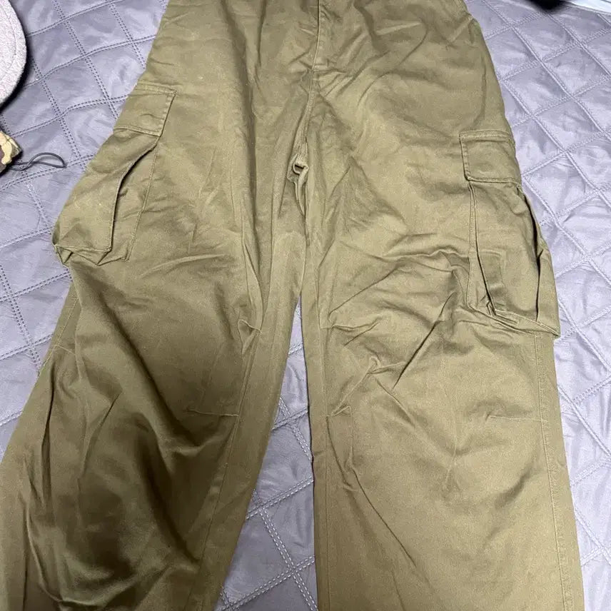 [BUNJANG] Wide Cargo Pants Set / 와이드 카고 팬츠 2개 일괄