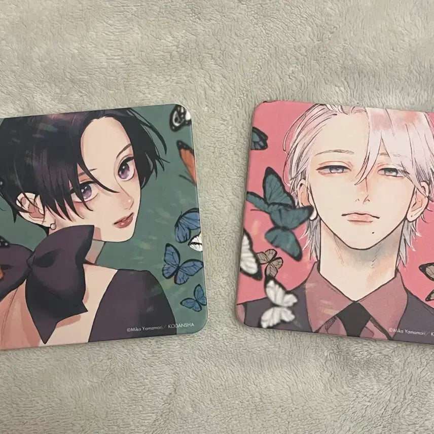 [BUNJANG] Beautiful Early Evening Moon Coaster (Set of 2) / 아름다운 초저녁달 코스터