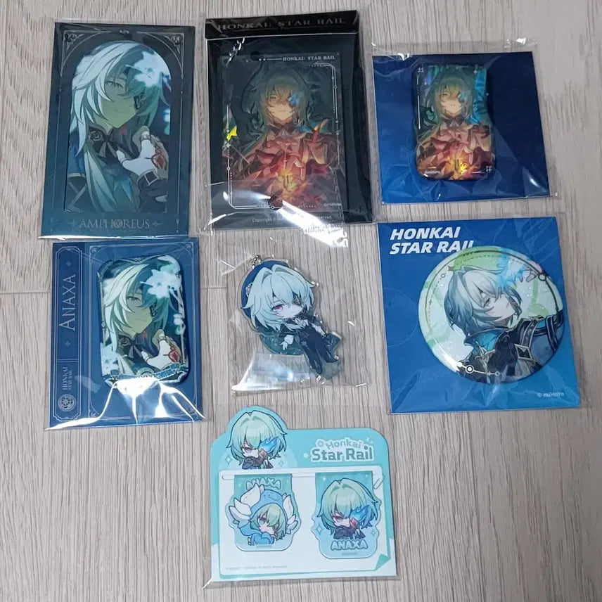 [SOLD OUT] 붕괴 스타레일 붕스 아낙사 아크릴 특전 아크릴 키링 캔뱃지 일괄