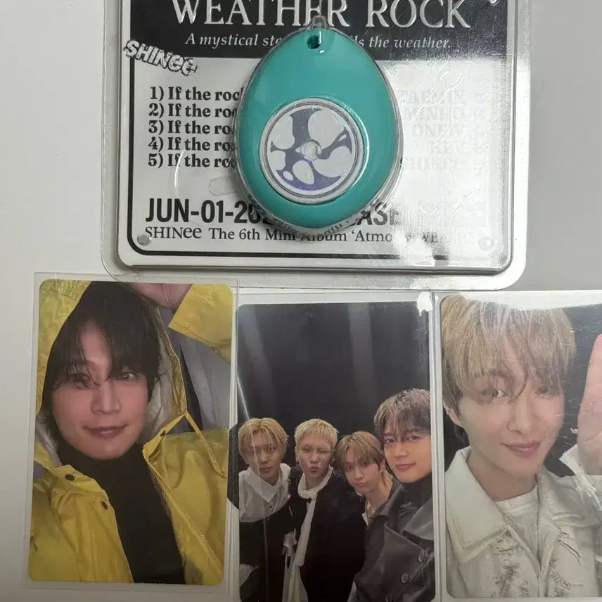 [BUNJANG] SHINee Atmos Weather Deck Photocard Minho Key Voice Onew / 샤이니 애트모스 웨더락 우비 민호 키 보이스 온유