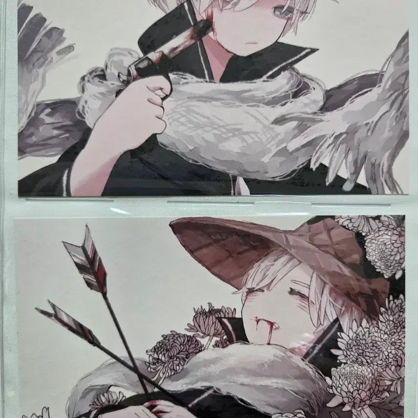 [BUNJANG] Cookierun Kingdom Wizard Cookie &amp; Mint Cookie Non-Official Postcards &amp; Card Text Bundle Set / 고전)쿠키런 킹덤 마법사맛 쿠키, 박하맛 쿠키 비공굿 엽서,카드텍 일괄