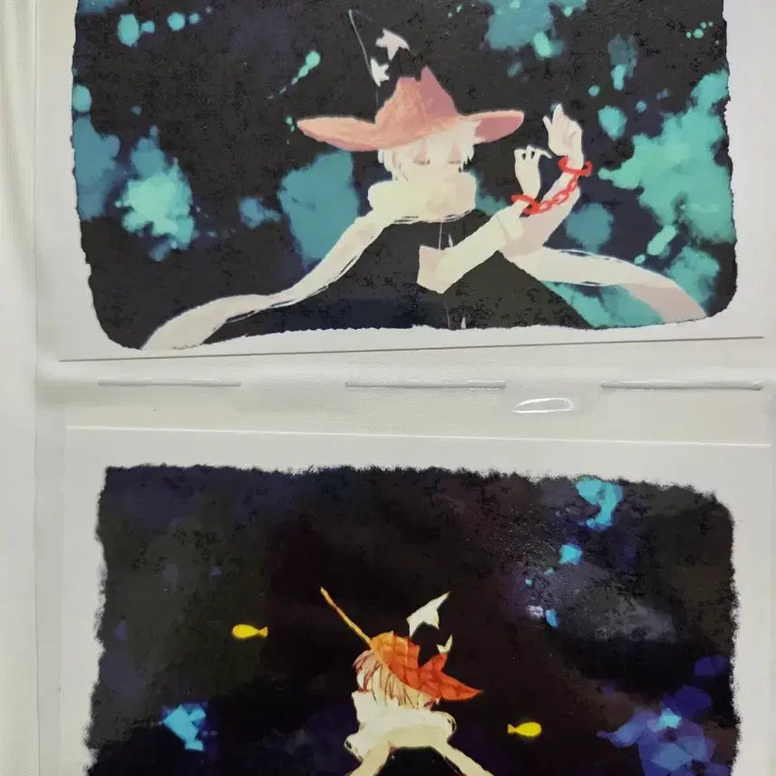 [BUNJANG] Cookierun Kingdom Wizard Cookie &amp; Mint Cookie Non-Official Postcards &amp; Card Text Bundle Set / 고전)쿠키런 킹덤 마법사맛 쿠키, 박하맛 쿠키 비공굿 엽서,카드텍 일괄