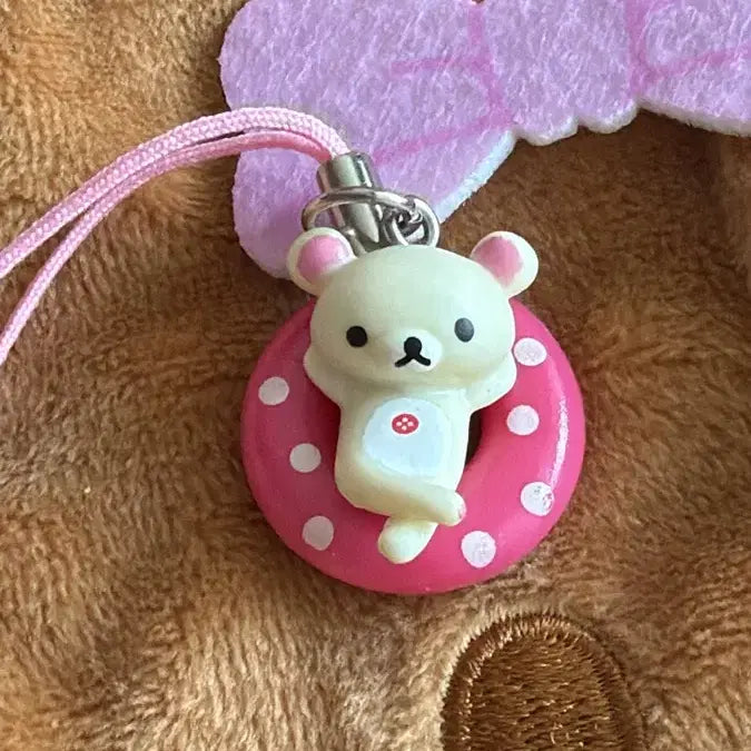 [BUNJANG] KORiRakkuma Tube Keychain / 튜브 코리락쿠마 키링