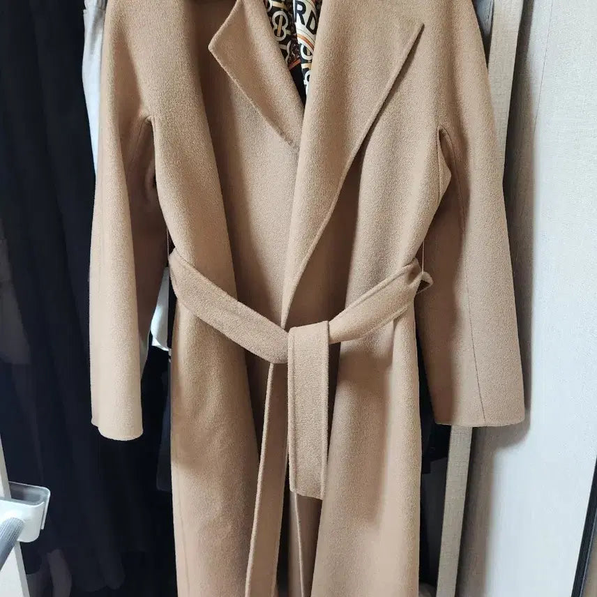 [BUNJANG] Max Mara Beige Wool Belted Coat / 막스마라 코트