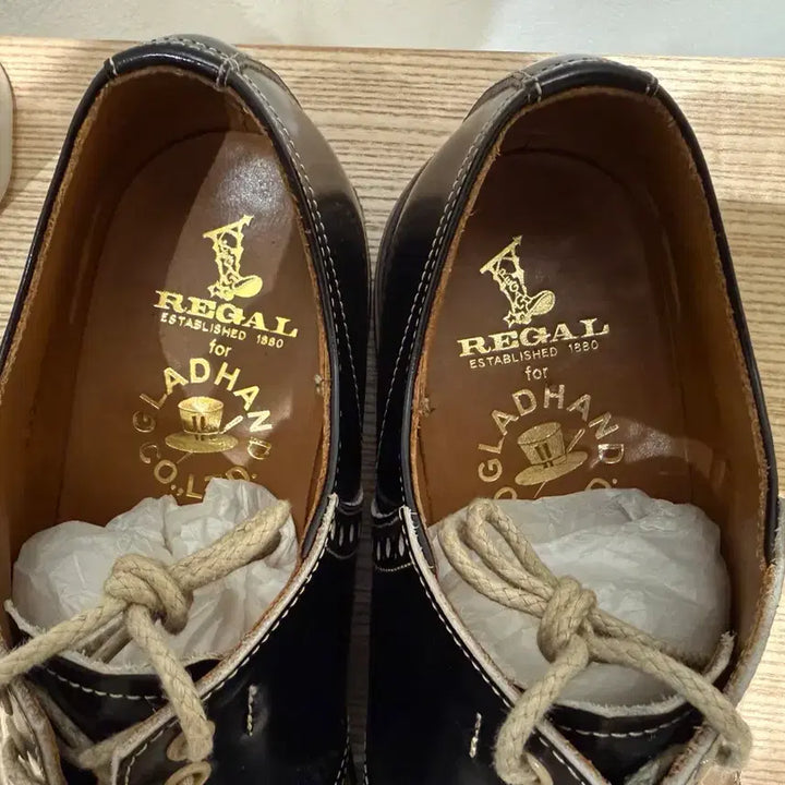 [BUNJANG] GLAD HAND &amp; Co. REGAL Collaboration Wingtip Dress Shoes Black 270mm / GLAD HAND &amp; Co. REGAL 드레스슈즈 구두 270mm 블랙