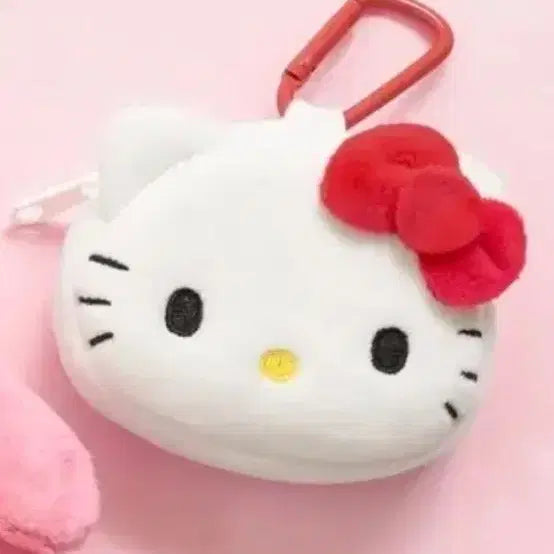 [SOLD OUT] 다이소 신상 키티 카라비너 파우치