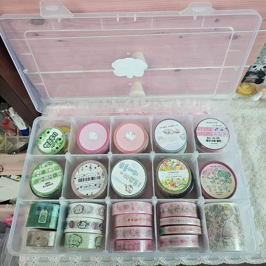 [BUNJANG] Popular Artist Kiss Cut Washi Tape Set (33 Types) / 인기작가 키스컷 마테 모음 33종