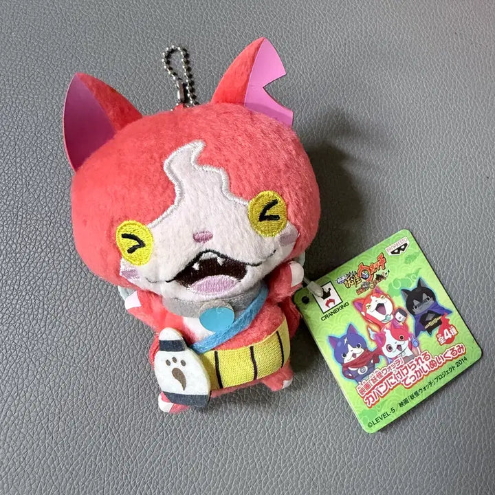 [BUNJANG] Yokai Watch Jibanyan Mascot Doll Keychain / 요괴워치 지바냥 마스코트 인형 키링
