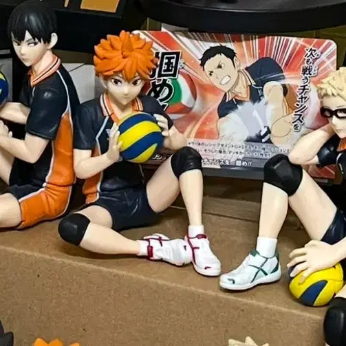 [BUNJANG] Haikyuu!! Kageyama Hinata Tsukishima Noodle Stopper Figure / 하이큐 카게야마 히나타 츠키시마 누들스토퍼 피규어