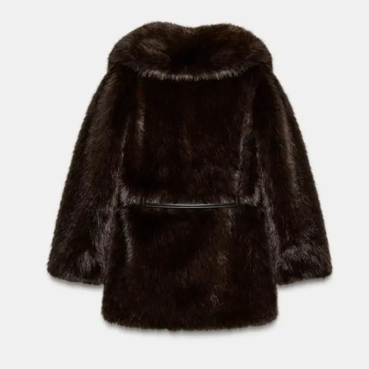 [BUNJANG] Zara Faux Fur Half Coat / 자라 퍼 하프 코트