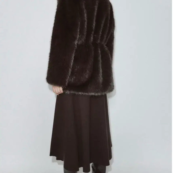 [BUNJANG] Zara Faux Fur Half Coat / 자라 퍼 하프 코트