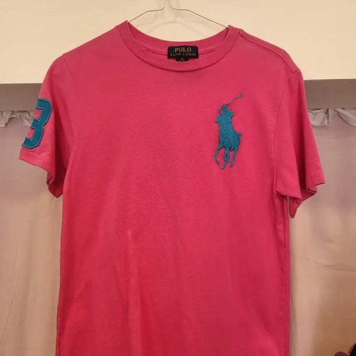 [BUNJANG] Polo Ralph Lauren Big Pony Short Sleeve T-Shirt Pink / 폴로 랄프로렌 빅포니 반팔티 핑크
