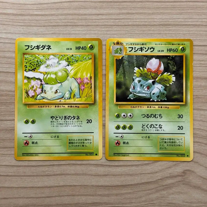 [SOLD OUT] [포켓몬카드 일판] 1996 초기 이상해씨,이상해풀 구뒷면