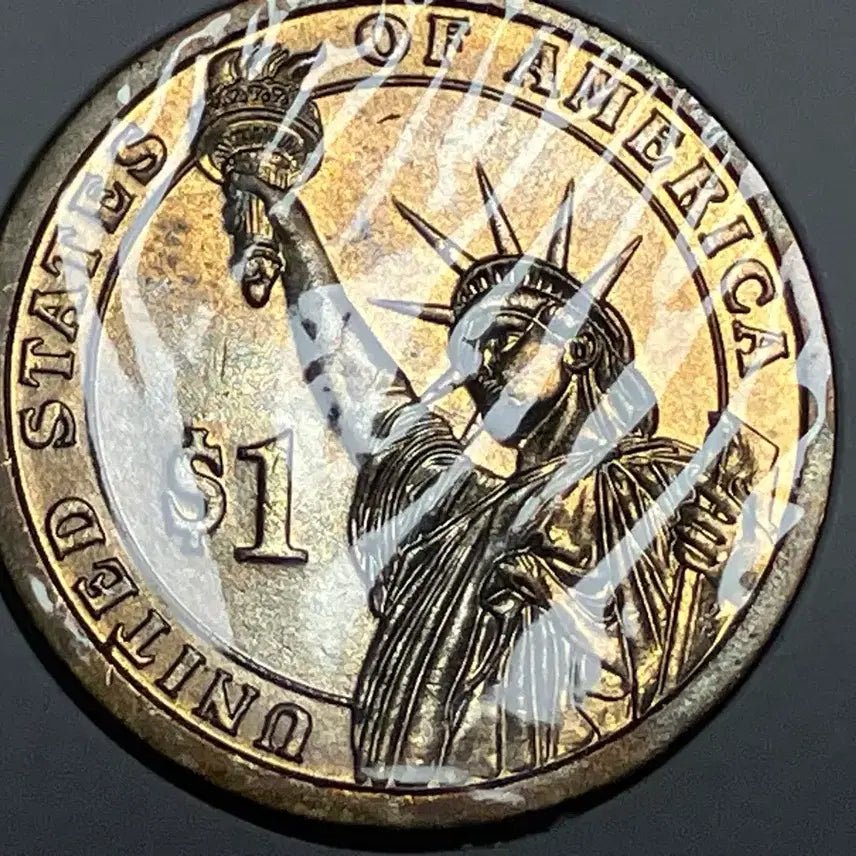 [BUNJANG] US Presidential $1 Coin Set: George Washington &amp; Abraham Lincoln (Uncirculated) / [미사용급 2종 세트] 미국 대통령 1달러 기념 주화 (워싱턴 &amp; 링컨