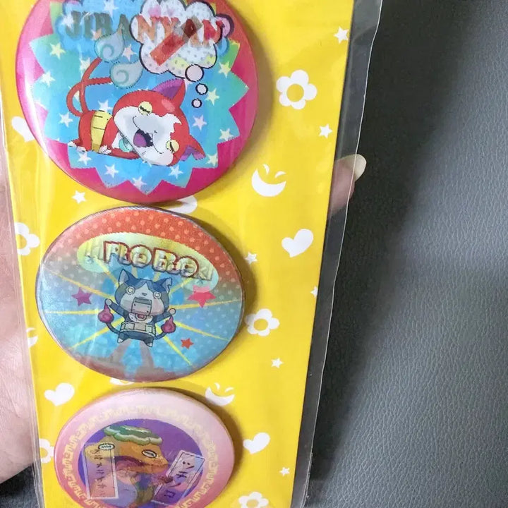 [BUNJANG] Yo-kai Watch Lenticular Pin Badge / 요괴워치 렌티큘러 핀 뱃지