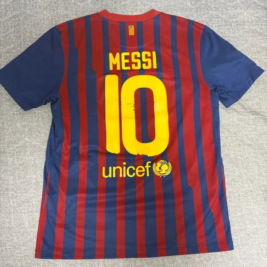 [BUNJANG] FC Barcelona Lionel Messi 2011-12 Authentic Home Jersey (M) / 11-12 바르셀로나 메시 10번 어센틱 정품 판매(급처)