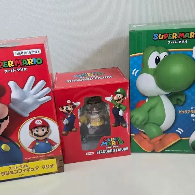 [BUNJANG] Super Mario Big Figure Set: Mario &amp; Yoshi, Standard Figure / 슈퍼 마리오 빅 피규어 마리오 / 요시 / 스탠다드 피규어