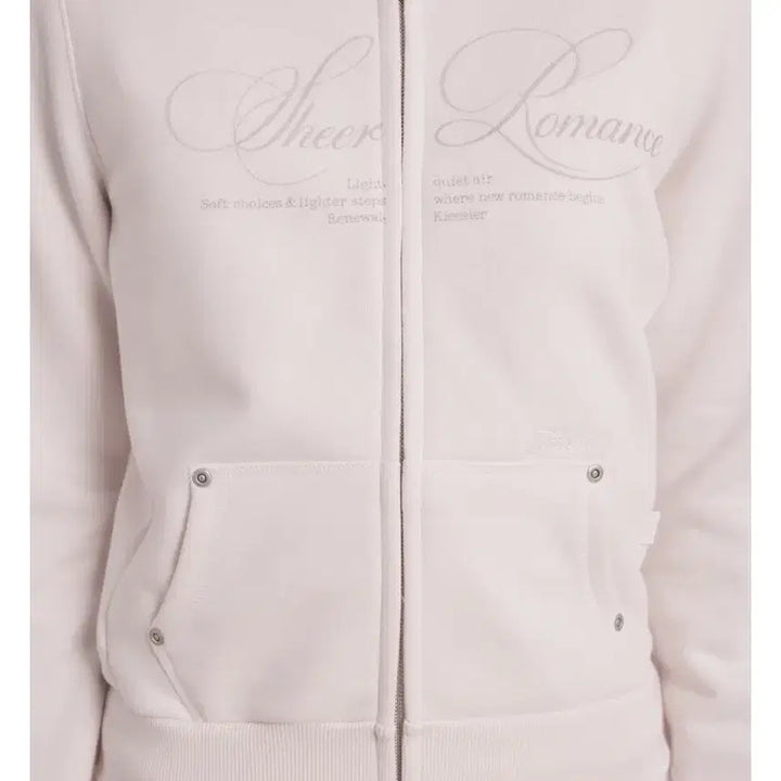[BUNJANG] Clissure Sheer Romance Slim Hood Zip-up Hoodie Pink / 새상품) 클리시어 시어 로맨스 슬림 후드집업 핑크 쉬어