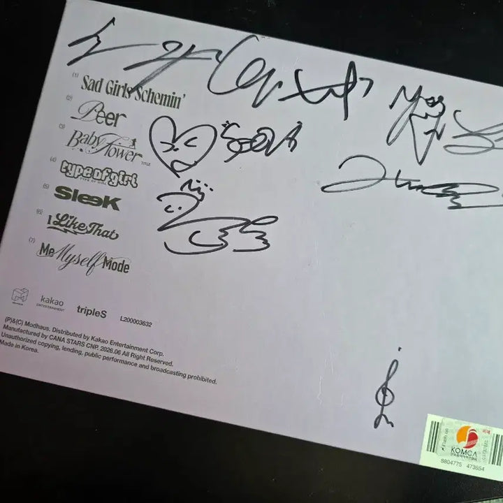 [BUNJANG] tripleS 24-Member Signed Album / 트리필에스 24인 싸인앨범 판매