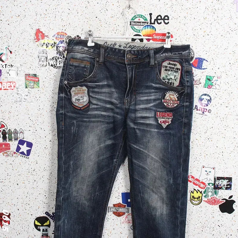 [BUNJANG] Jeep Washed Denim Pants / 남성28/ Jeep 워싱 데님팬츠 30-97