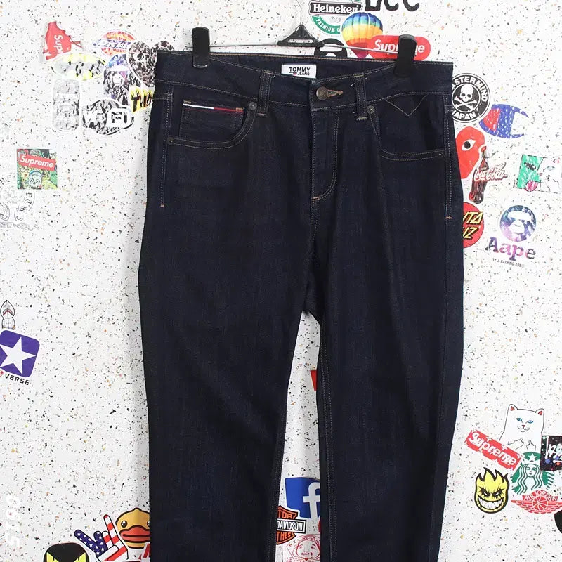 [BUNJANG] Tommy Hilfiger Dark Wash Denim Pants Size 30 / 여성25/ 타미힐피거 진청 데님팬츠 30-102
