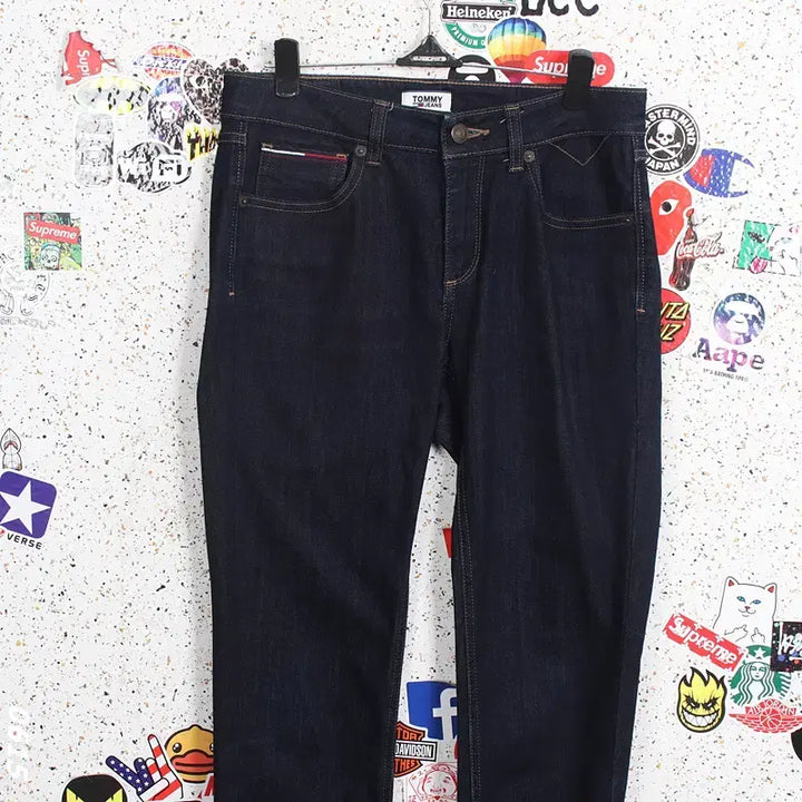[BUNJANG] Tommy Hilfiger Dark Wash Denim Pants Size 30 / 여성25/ 타미힐피거 진청 데님팬츠 30-102