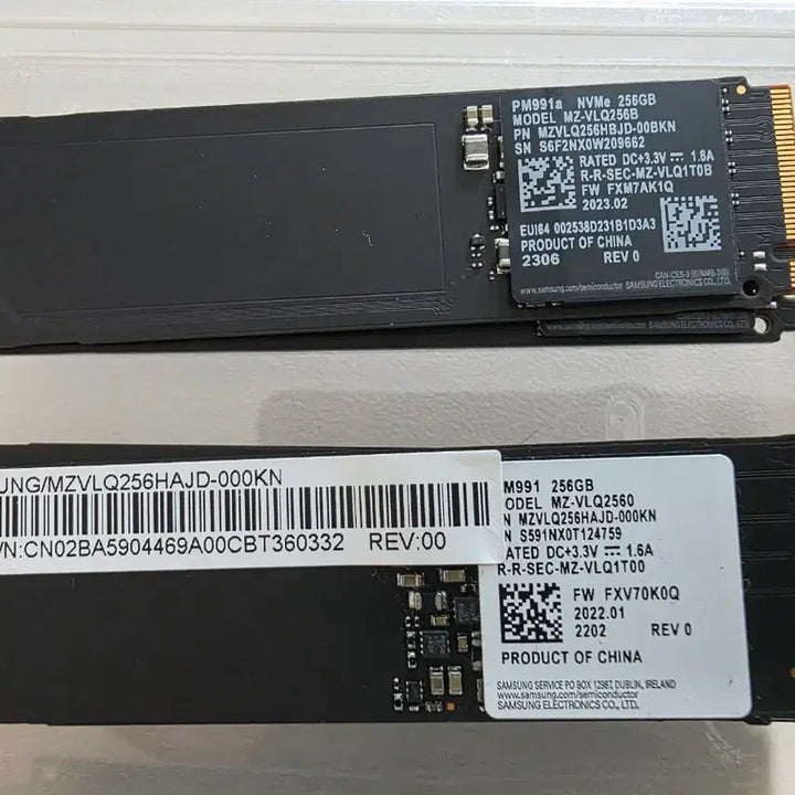 [BUNJANG] Samsung PM991 256GB NVMe SSD with Heatsink / SSD 삼성 pm991 256GB/방열판/24년 문서/거의새것