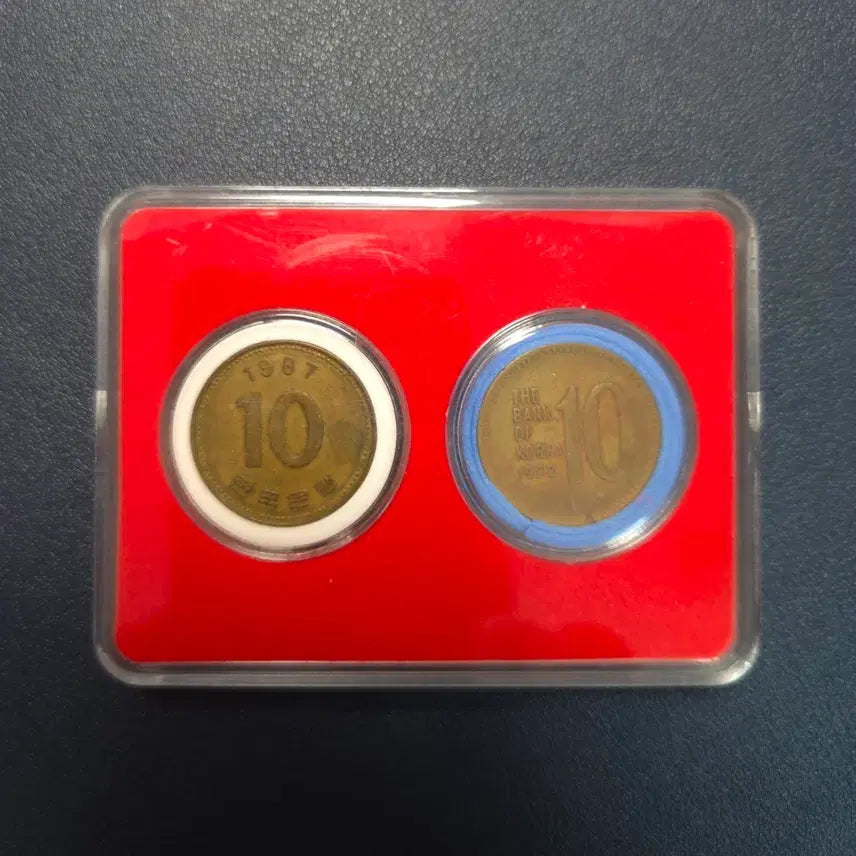 [BUNJANG] 1987 South Korean 10 Won Coin - Rare Mint Error (180 Degree Rotation) / 귀한 180도회전에러 1987년10원 사용제 희귀동전수집용